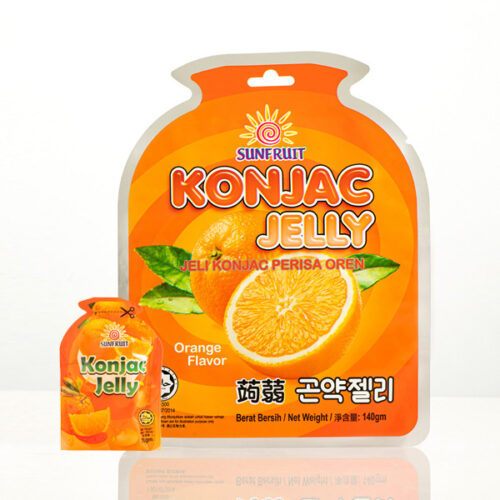 Orange Konjac Jelly